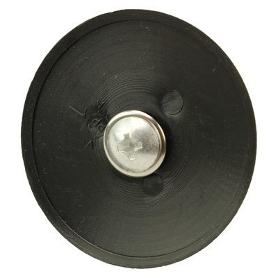 SPARES2GO Glass Lid Knob & Safety Skirt compatible with Morphy Richards 3.5L 6.5L Slow Cookers (Black)