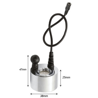 Electric Heater Fan Unit Compatible With Dimplex DC 24v Optimyst Glass Disk Transducer