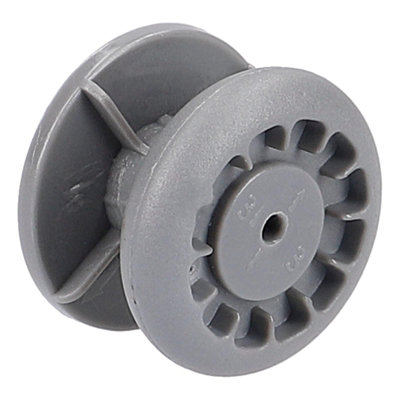 SPARES2GO Guide Support Rail Basket Wheel for Currys Essentials Dishwasher CDW45 CDW60 CID45 CID60