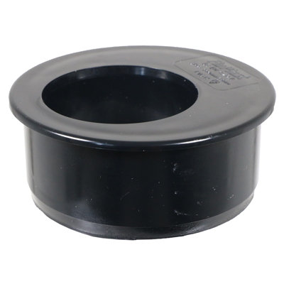 SPARES2GO Gutter Down Pipe Drain Adaptor 68mm Rain Water to 110mm Underground Drainage Reducer