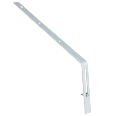 SPARES2GO Gutter Top Rafter Bracket Universal Galvanised Steel Fascia ...
