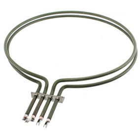 SPARES2GO Heater Element compatible with Bosch WTA2000 WTA2002 Tumble Dryer (2 Turn, 2500W)