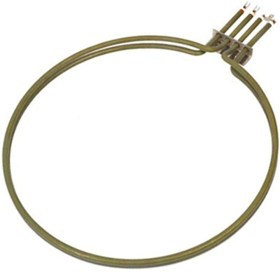 SPARES2GO Heater Element compatible with Bosch WTA2000 WTA2002 Tumble Dryer (2 Turn, 2500W)