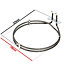 SPARES2GO Heating Element compatible with Baumatic BC392.2TCSS BC392SS Fan Oven Cooker (2400w)