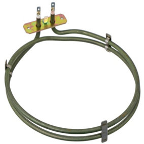 SPARES2GO Heating Element compatible with Beko Fan Oven Cooker (2 Turn, 2100W)
