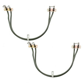 SPARES2GO Heating Element compatible with Bosch Neff Siemens Oven Cooker (1700W, Pack of 2)