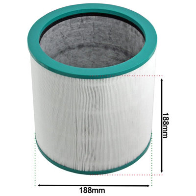 SPARES2GO HEPA Filter compatible with Dyson AM11 TP01 TP02 TP03