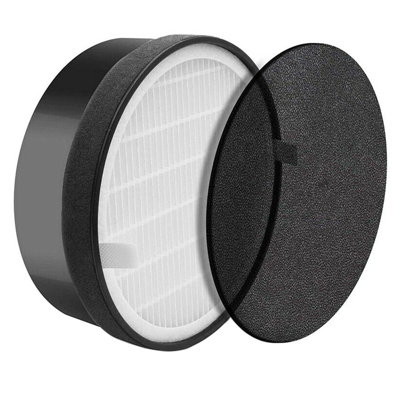 Replacement Filters for LEVOIT LV-PUR131 Air Filter Purifier HEPA Filter  and Activated Carbon Pre-Filter 2 Set