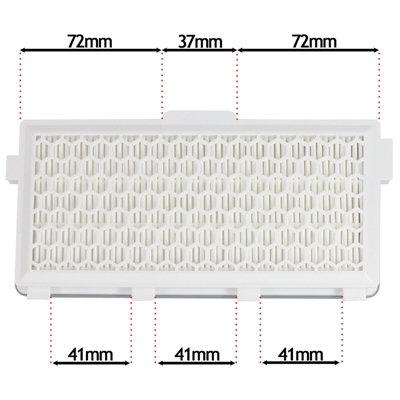 SPARES2GO HEPA Filter Type SF-HA 50 compatible with Miele S4000 S5000 S6000 S8000 C2 C3 Vacuum