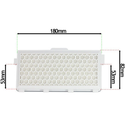 Filtro HEPA KGA Compatibile Con Miele SF-AAC 50 – Ricambio Per Aspirapolvere Serie S4000 S5000 S6000 S8000
