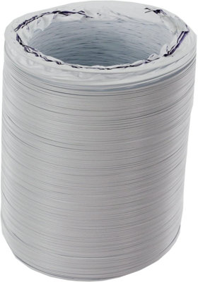 SPARES2GO Hose Pipe PVC Duct Extension Kit compatible with DeLonghi Air Conditioner (6m, 5")