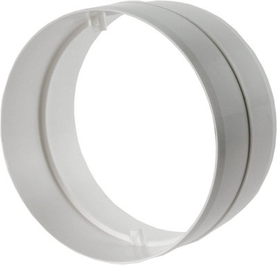 SPARES2GO Air Conditioning Hose PVC Extra Long Flexible Vent Pipe Universal (5 x 10 m, 125 mm White