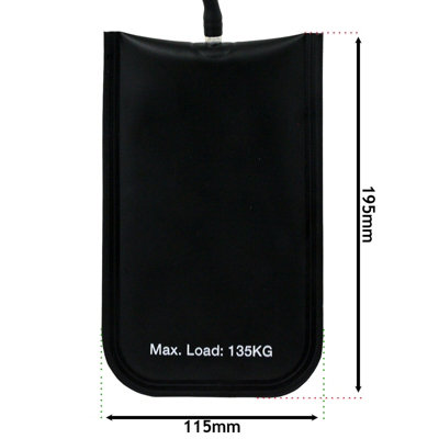 SPARES2GO Inflatable Air Wedge Set Door Window Hanging Installation ...