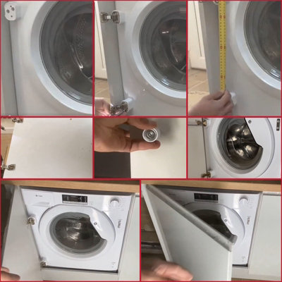 Genuine Beko Washing Machine Integrated Cupboard Door Hinge - Foto 5