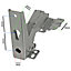 SPARES2GO Integrated Door Hinge Pair compatible with Bauknecht Fridge Freezer 3362 3363 5.0 41,5