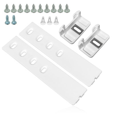 SPARES2GO Integrated Fridge Door Slide Mounting Bracket Kit for