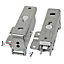 SPARES2GO Integrated Hinges compatible with Whirlpool Bauknecht Ignis Fridge Freezer Door Hinge 3905 3362 3363 5.0 41,5