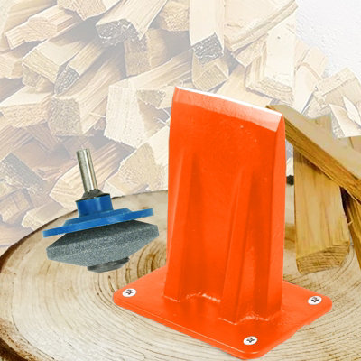 SPARES2GO Kindling Splitter Firewood Log Splitting Base + Drill Blade ...