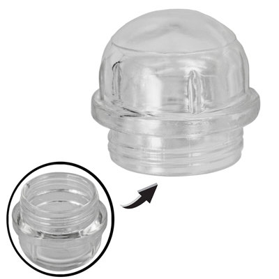 SPARES2GO Lamp Light Lens Glass Cover compatible with De Dietrich DOE405XE1 Oven Cooker