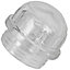 SPARES2GO Lamp Light Lens Glass Cover compatible with Hoover Oven Cooker