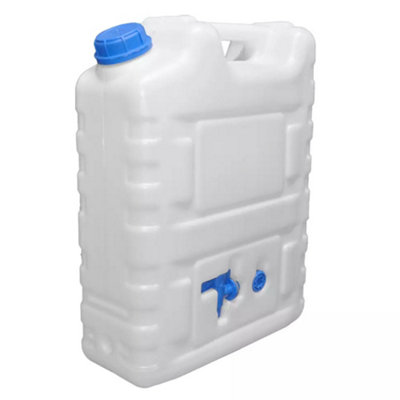 SPARES2GO Large Water Container Can Portable Storage Tank with Tap for ...