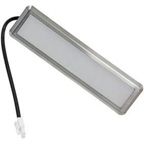 SPARES2GO LED Light Box compatible with Currys Essentials Cooker Hood C60SHDX17 Vent Extractor Lamp (175mm x 48mm, 2.5W)