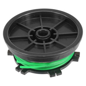 SPARES2GO Line Spool compatible with Challenge Xtreme CDB26 CX-PT2538 Strimmer Trimmer (3m, 2mm)