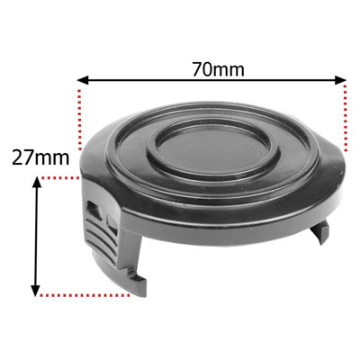 Kit 3 Bobine E Filo Tagliaerba ALM EH503 - Compatibile Con Spear &amp; Jackson GT450 E GT600