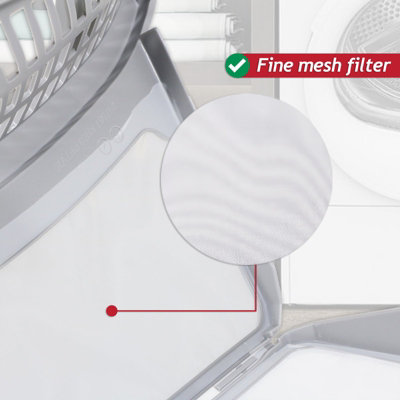 SPARES2GO Lint Fluff Filter Mesh Screen Cage for Beko Tumble Dryer ...