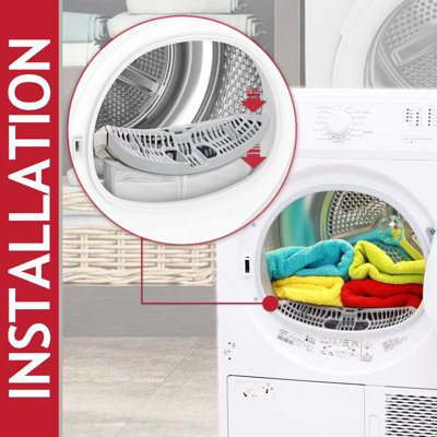 SPARES2GO Lint Fluff Filter Mesh Screen Cage for Blomberg Tumble Dryer ...