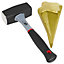 SPARES2GO Log Splitter Lump Hammer 2KG / 4lb Club Mallet + Wood Splitting Maul Wedge Kit