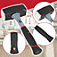 SPARES2GO Log Splitting Hammer Kit (2KG / 4lb Lump Club Mallet + Wood Splitter Maul Wedges x 2)