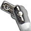 SPARES2GO Long 18" Inch 1/2'' Drive Wheel Balance Flexi Knuckle Breaker Bar & Deep Socket Set