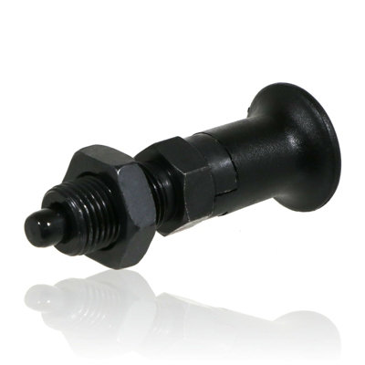SPARES2GO M16 Index Plunger Spring Loaded with Rest Position Locking Pin Blackened Steel Price Comparisons | Compare The Build