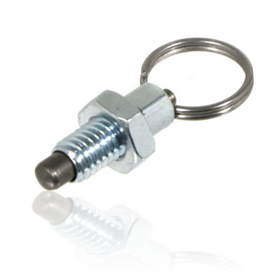 SPARES2GO M6 index plunger spring pin ring pull retractable stainless ...