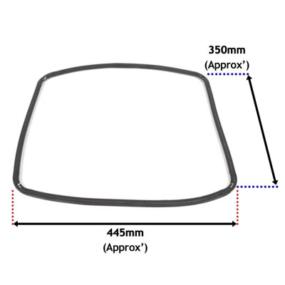 SPARES2GO Joint De Porte Four Compatible Cooke & Lewis CLFSB60 CSB60 OVFO60 CLEF2SS-C