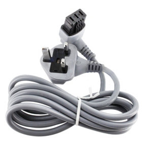SPARES2GO Mains Power Cable Compatible with Bosch Dishwasher (UK 3 Pin Plug, 1.7 Metre)