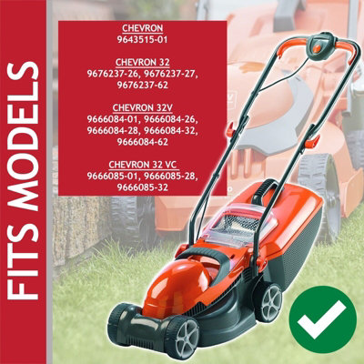 Flymo chevron 32vc rotary mower sale