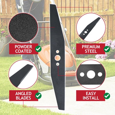 SPARES2GO Kit Denti Metallici Per Rastrello Flymo Compact 340/3400 - 42 Pezzi Con Viti