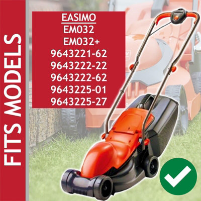 SPARES2GO Metal Blade compatible with Flymo Easimo EM032 EM032 Lawnmower 32cm Type FLY046 DIY at B Q