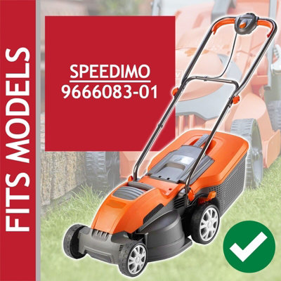 SPARES2GO Metal Blade compatible with Flymo Speedimo 9666083 01 Lawnmower 32cm Type FLY046 DIY at B Q