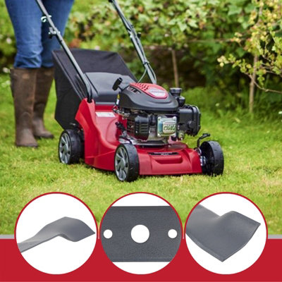 SPARES2GO Metal Blade compatible with Mountfield HP41 HP164 SP41 SP164 HP414 SP414 M411PD Lawnmower 39cm DIY at B Q