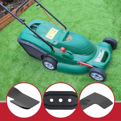 SPARES2GO Metal Blade compatible with Qualcast Power Trak 400 4000 Lawnmower 40cm