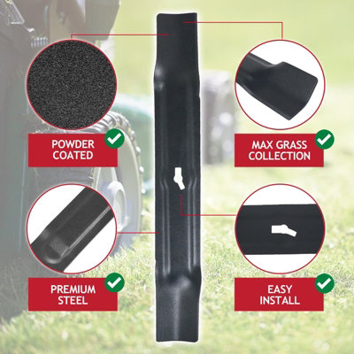 ALM FL049 30cm Metal Lawnmower Blade U2013 Jim's DIY