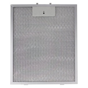 SPARES2GO Metal Mesh Filter for Prima Cooker Hood/Extractor Fan Vent  (Non-Universal, Pack of 2 Filters, Silver, 318 x 258 mm)