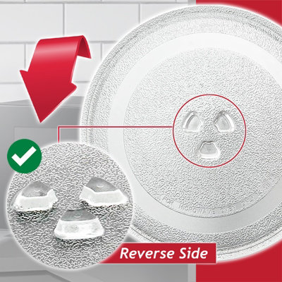 Supporto Per Piatto Girevole Microonde SPARES2GO, 3 Ruote, 190mm, Per Russell Hobbs RHM2076B RHM2064C - 4