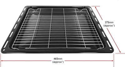 Spares2go Universal forno cappa grill pan base vassoio regolabile