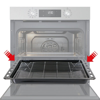 SPARES2GO Oven Grill Tray Shelf UNIVERSAL Full Width Bottom Base Pan ...