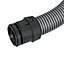 SPARES2GO Pipe Hose compatible with Miele C1 Classic Junior Ecoline Powerline Vacuum Cleaner (2m, 38mm, Silver)