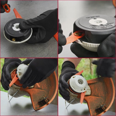 SPARES2GO Plastic Blades for Stihl FSA 45 Cordless Grass Trimmer ...